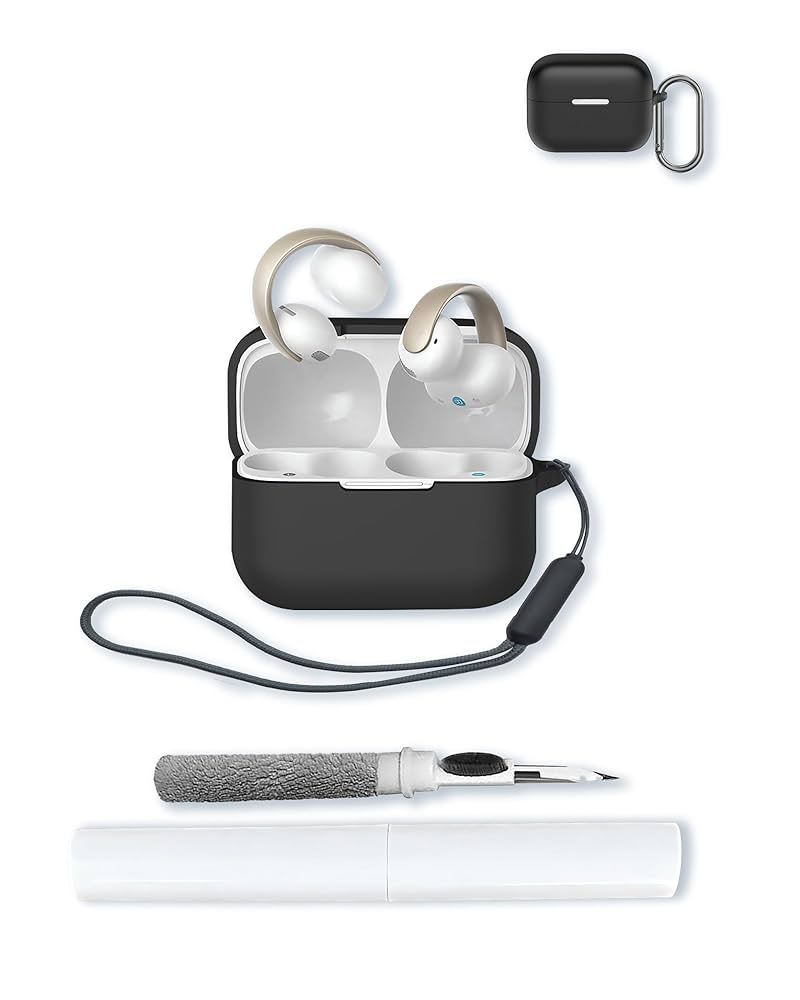 【片耳(R)+ケース】AeroClip soundcore by Anker Amazon.com: Case for Anker Soundcore AeroClip Open-Ear Clip